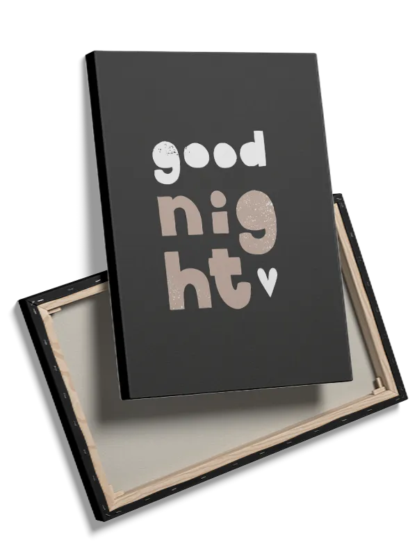 Gentle Good Night Quote Plakat