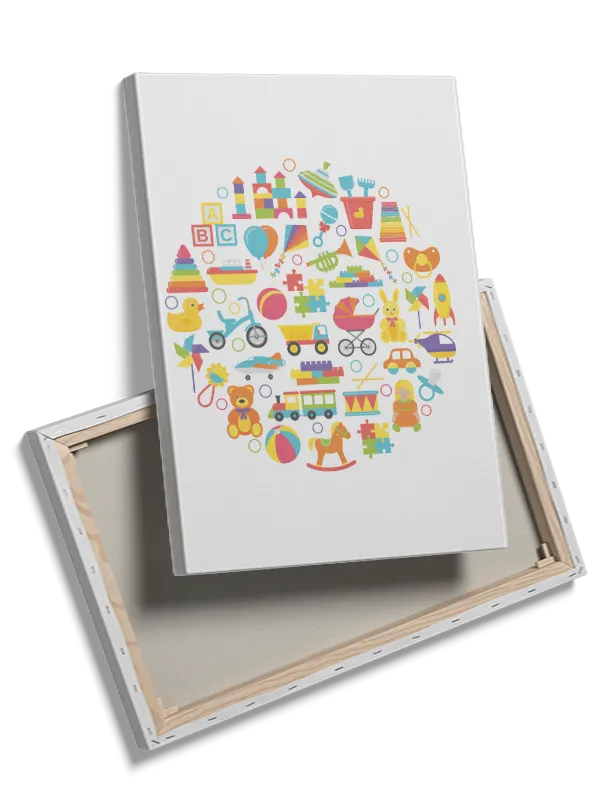 Colorful Cozy Baby Toys Plakat