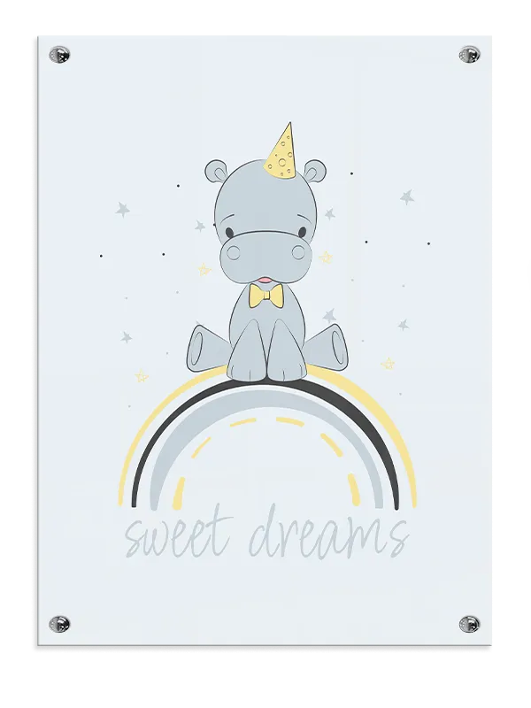 Sweet Dreamy Hippo Plakat