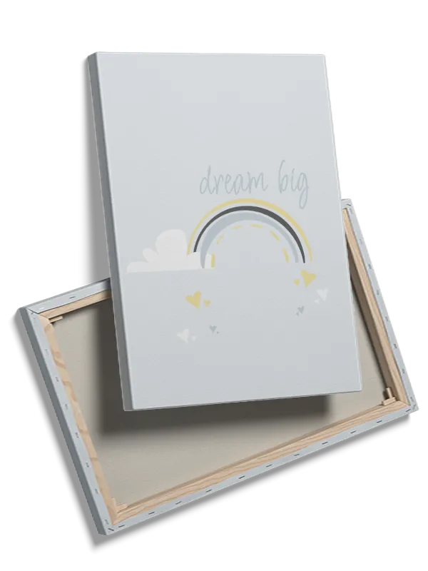 Dream Big Gentle Rainbow Plakat