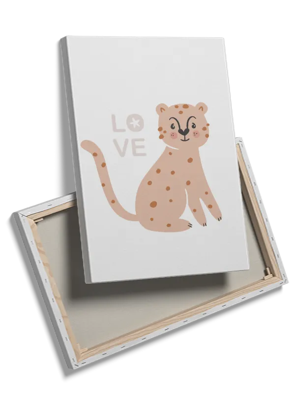 Playful Spotted Cheetah Plakat