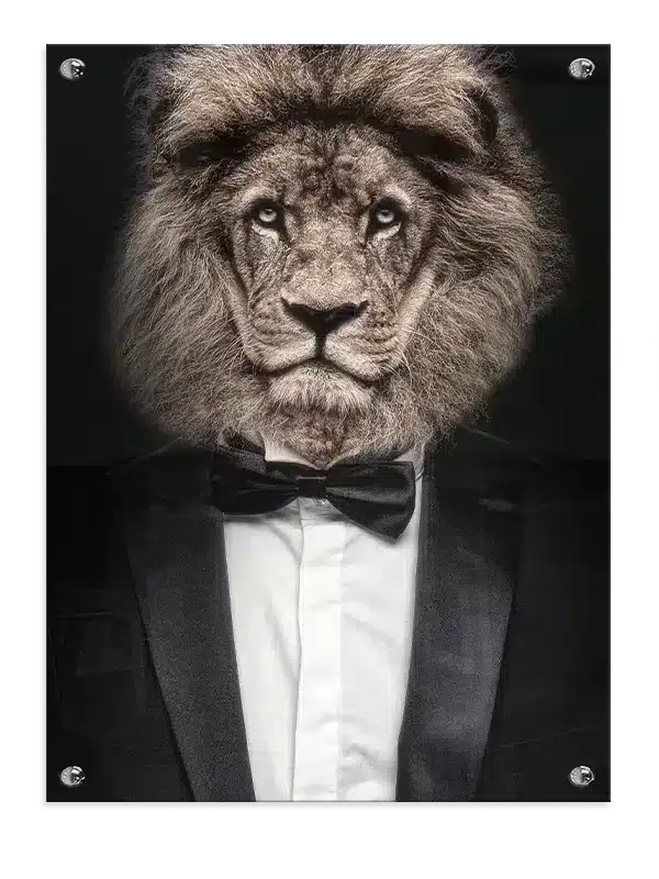 Brave Lion Gentleman Plakat