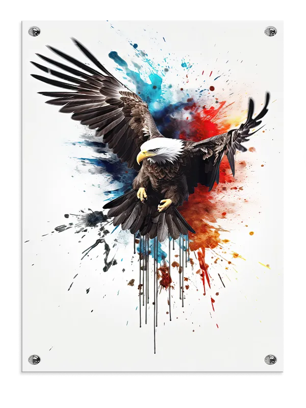 Brave Eagle In Flight Plakat