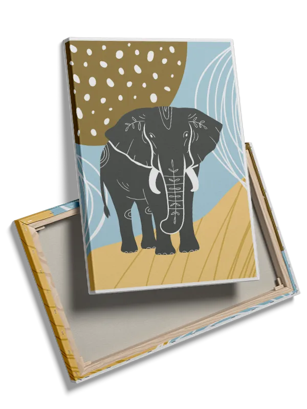 Playful Elephant Adventure Plakat