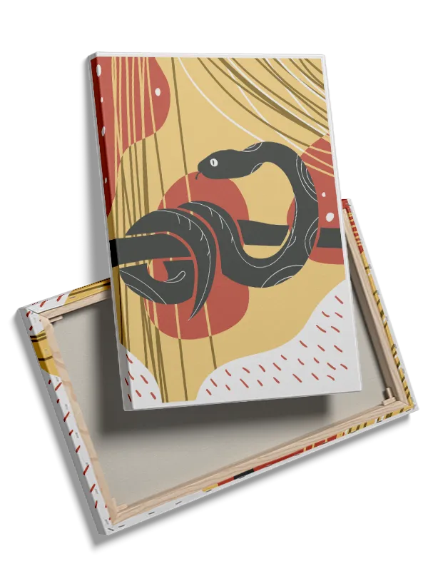 Curious Little Black Snake Plakat
