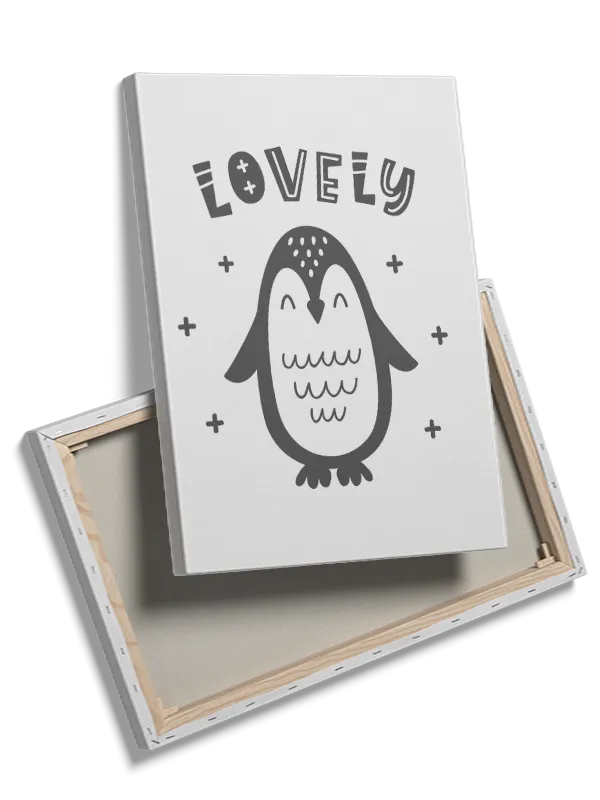 Lovely Little Penguin Plakat