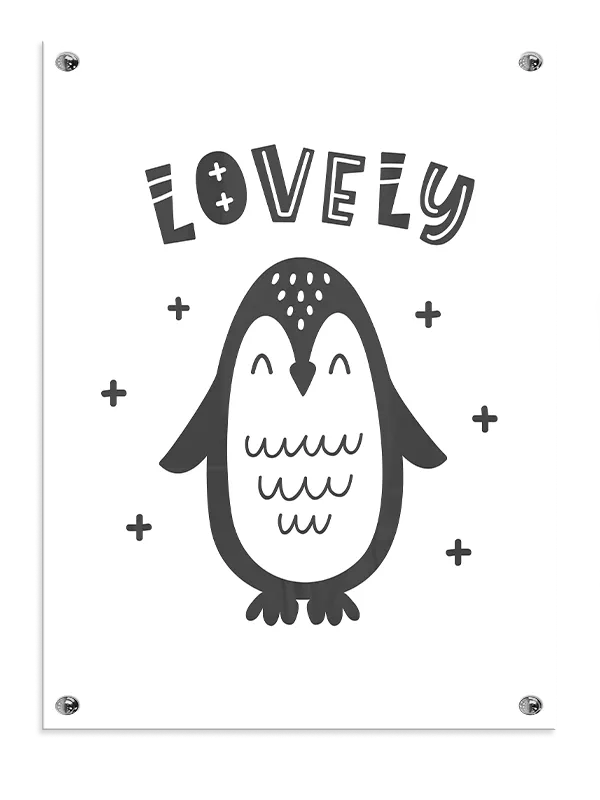 Lovely Little Penguin Plakat