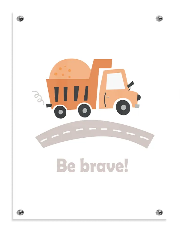 Brave Little Dump Truck Plakat