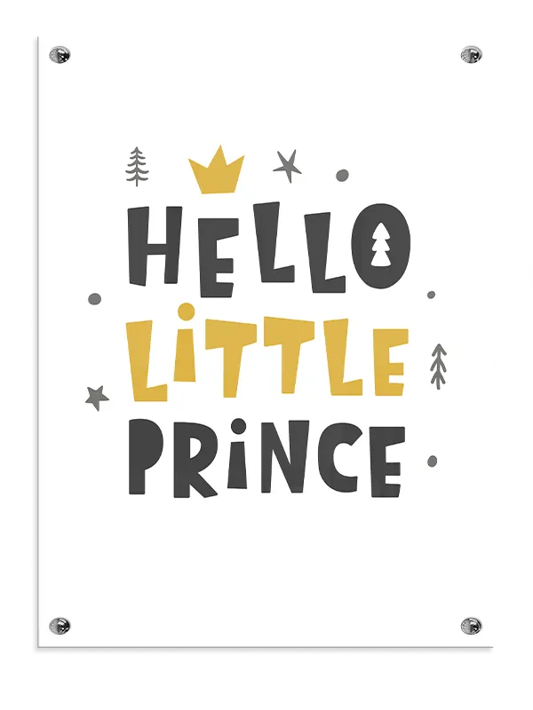 Hello Little Prince Cozy Plakat