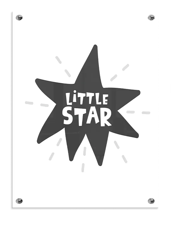 Gentle Little Star Quote Plakat