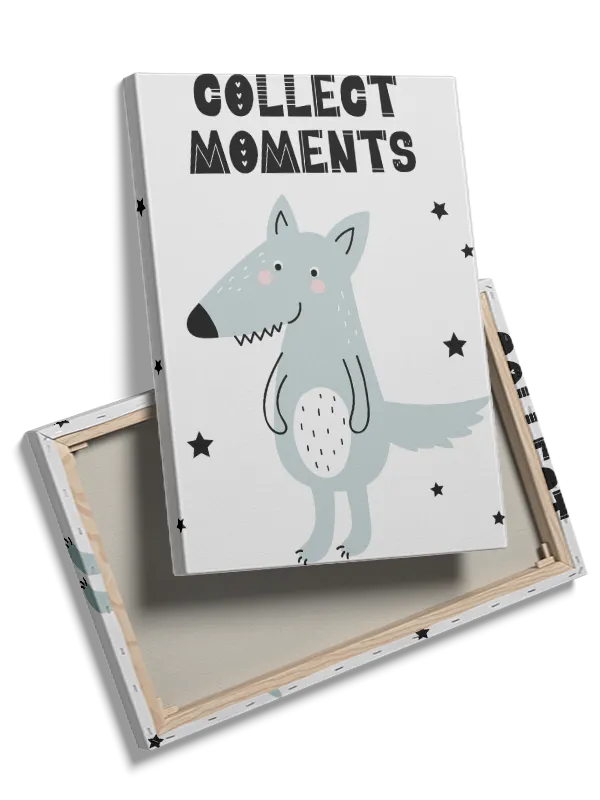 Playful Wolf Collect Moments Plakat