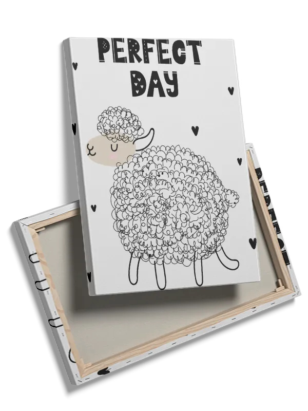 Cozy Sheep Perfect Day Plakat