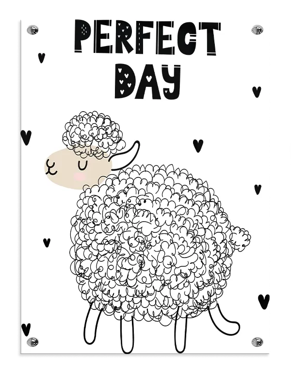 Cozy Sheep Perfect Day Plakat