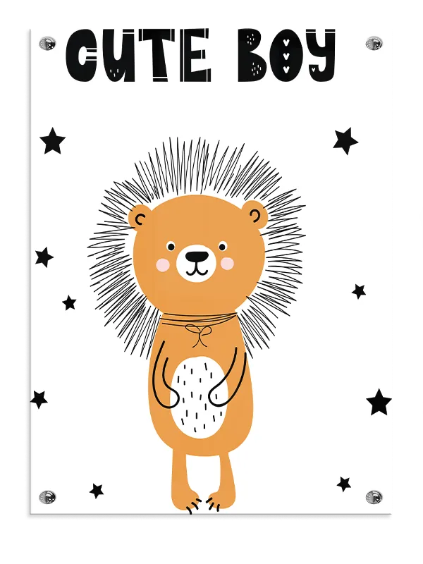 Playful Little Lion Plakat
