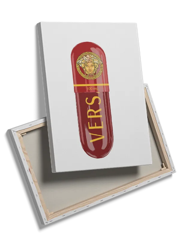 Kapsel logo tekst med typografi signatur