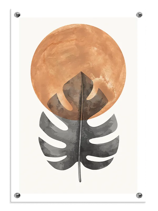 Monstera Sun Harmony Plakat