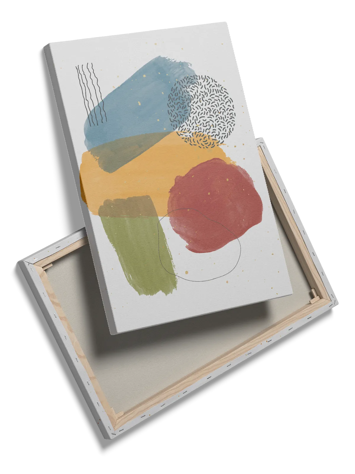 Colorful Organic Layers Plakat