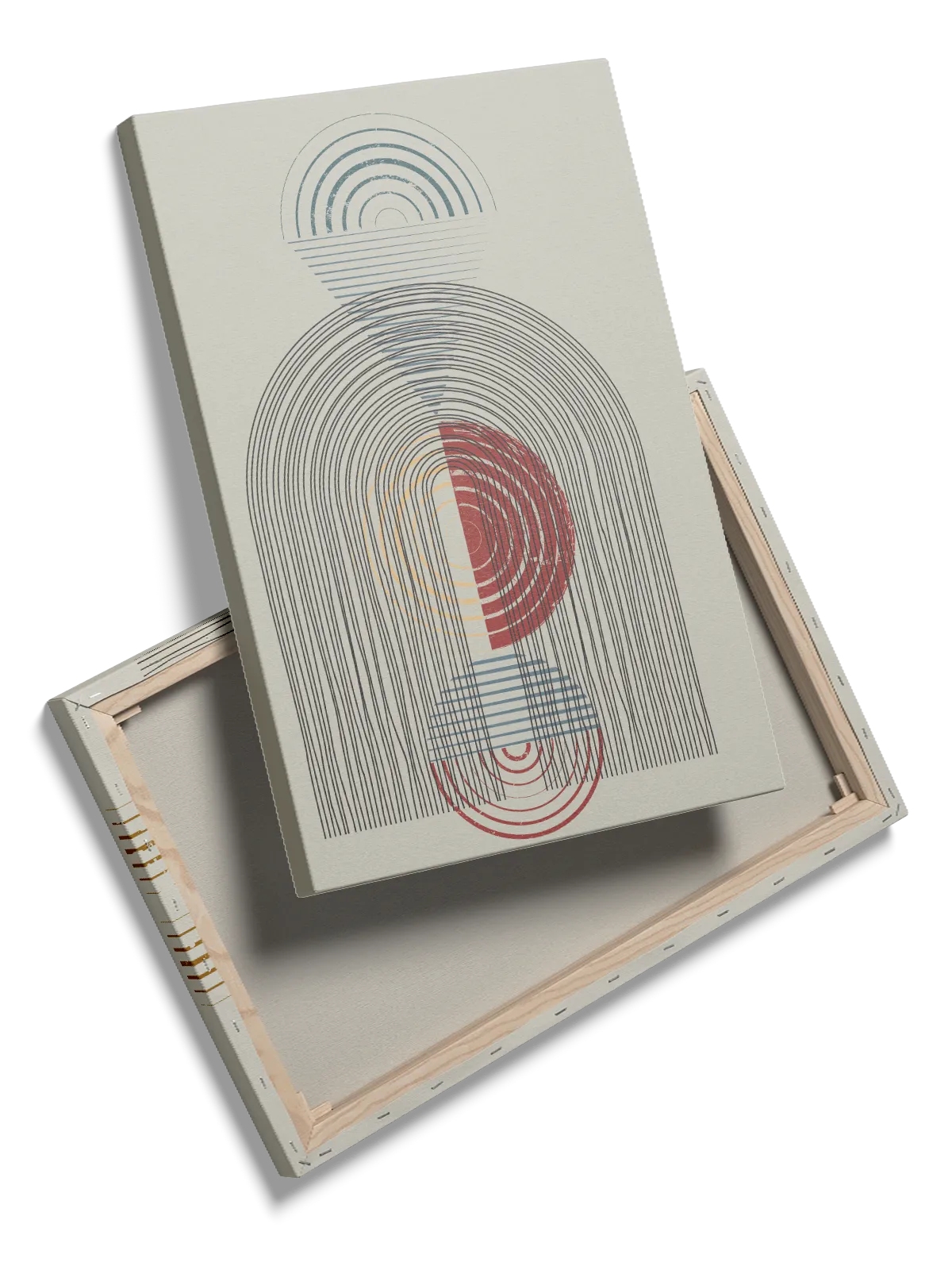 Layered Orb Contours Plakat
