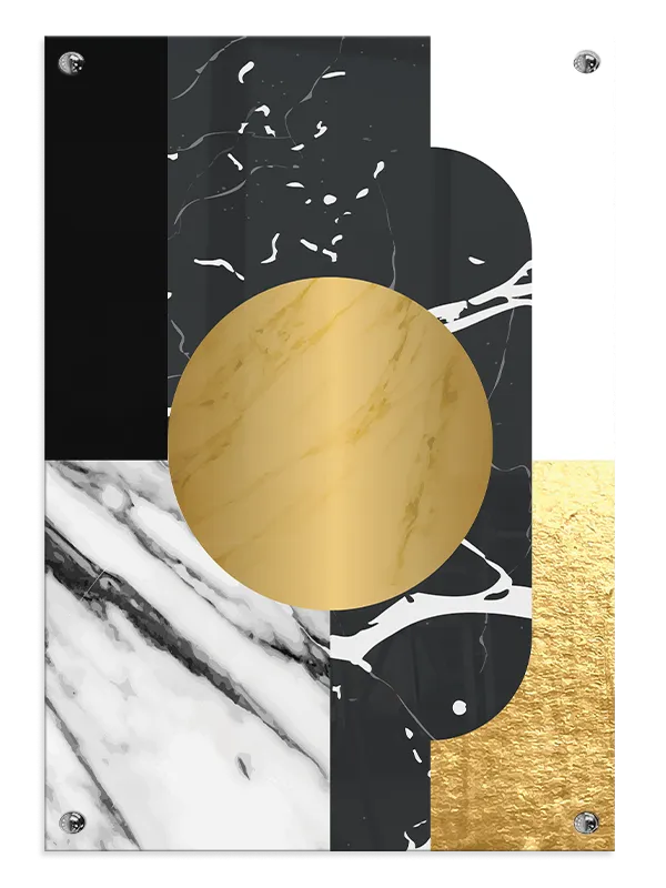 Marble Gold Harmony Plakat