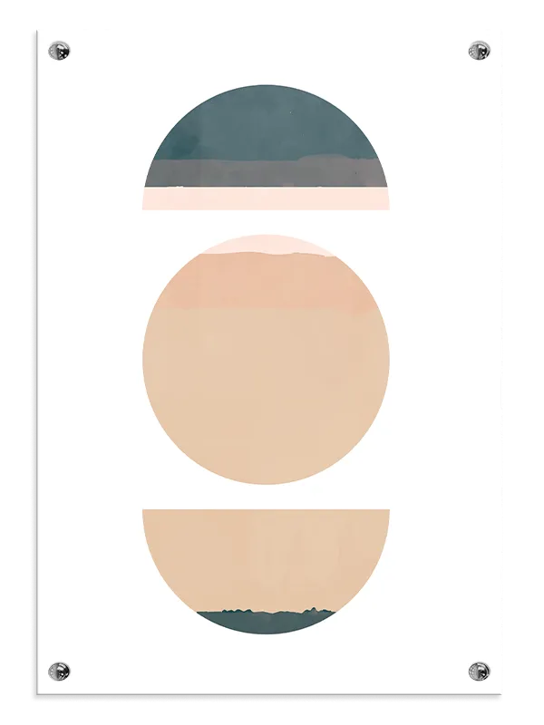Muted Layers Composition Plakat