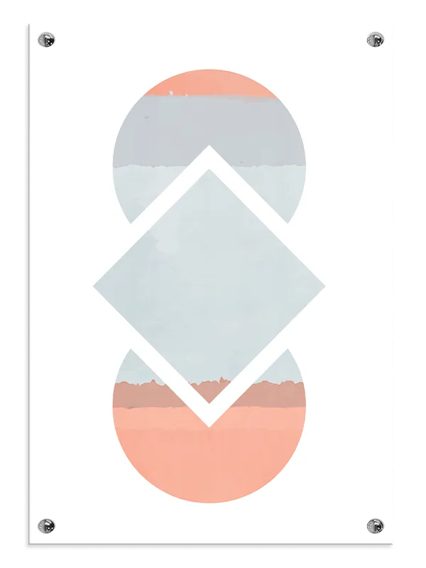 Pastel Geometric Harmony Plakat