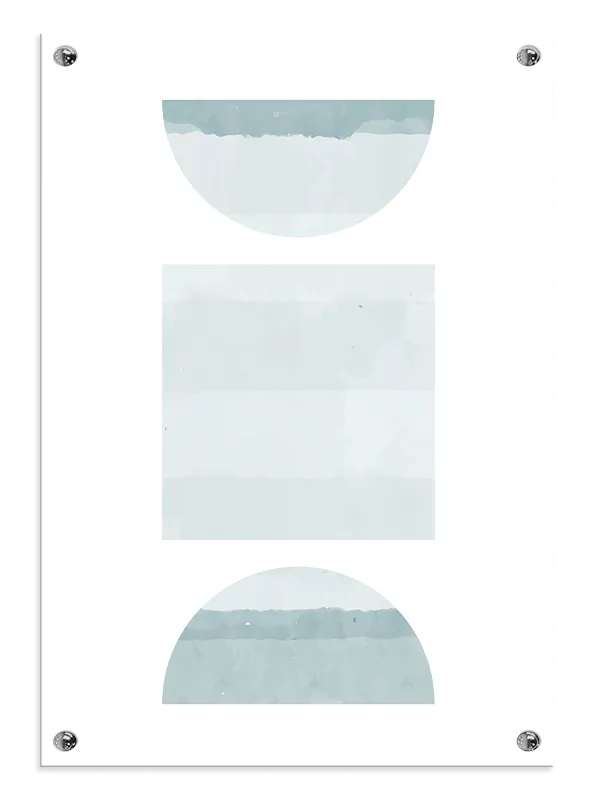 Muted Horizon Layers Plakat