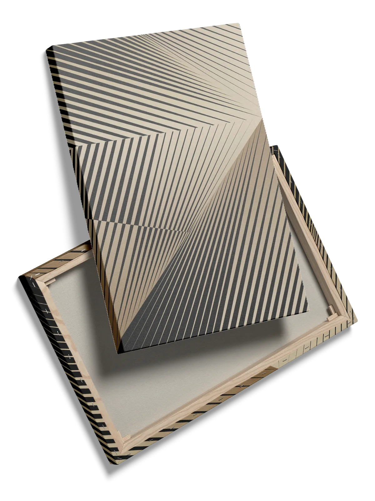 Intersecting Stripe Angles Plakat