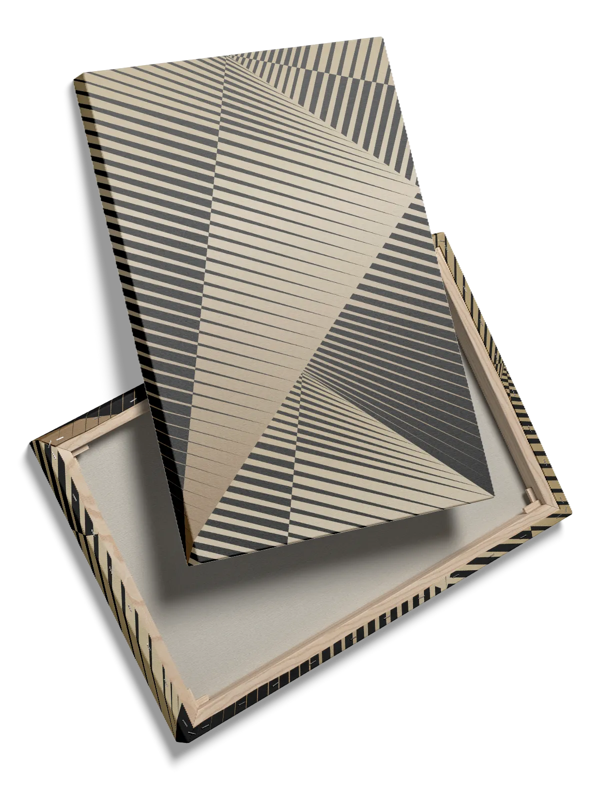 Intersecting Stripe Layers Plakat