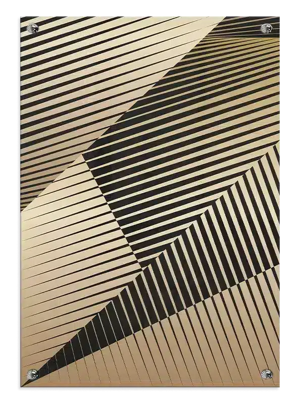 Angular Line Layers Plakat