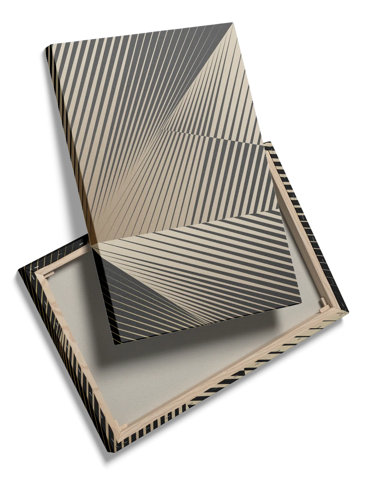 Angular Line Contours Plakat