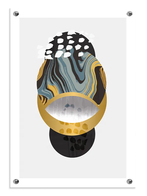 Marbled Eclipse Layers Plakat