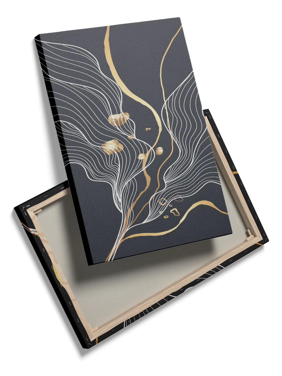 Golden Vein Contours Plakat
