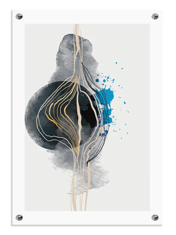 Veins Of Blue Plakat