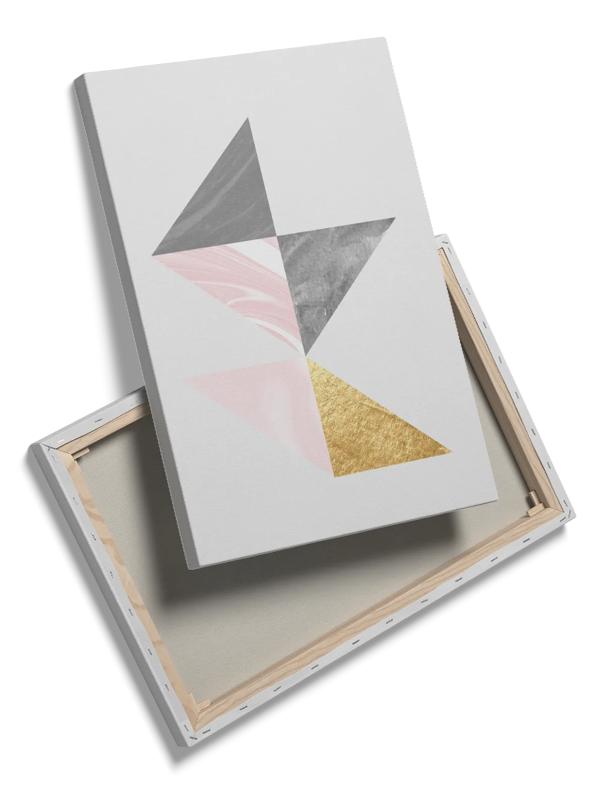 Marbled Triangles Mosaic Plakat