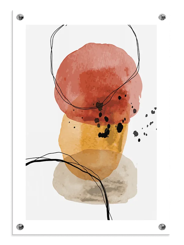 Layered Color Harmony Plakat