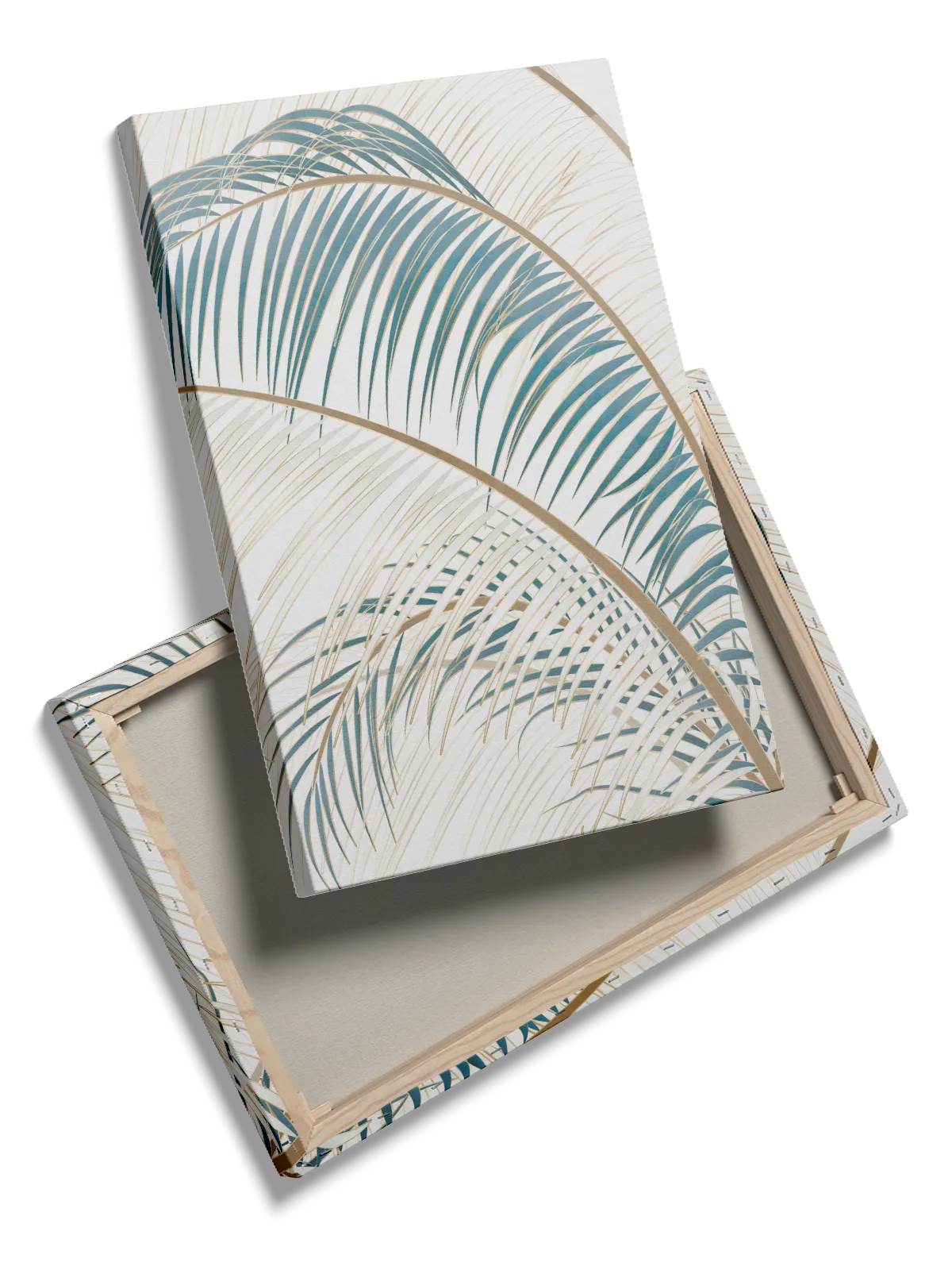 Curved Palm Fronds Plakat