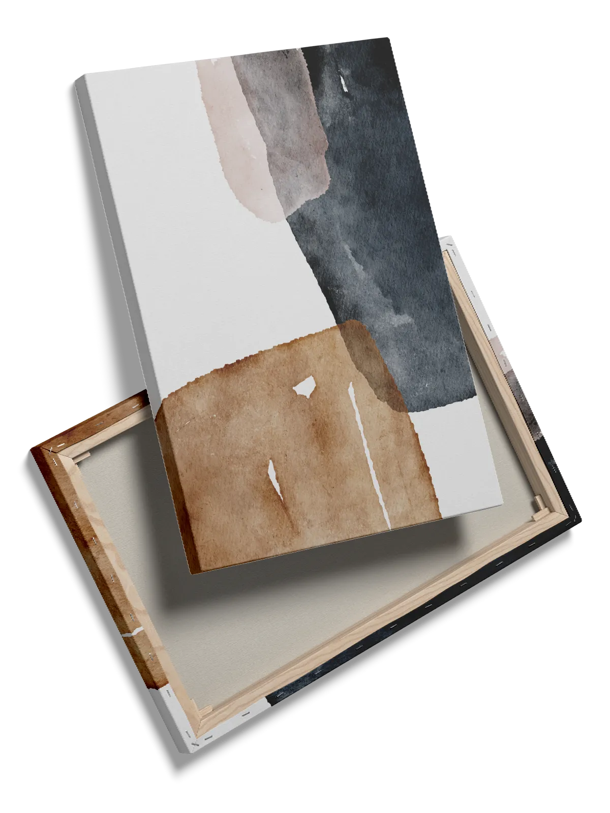 Earthtone Layered Forms Plakat