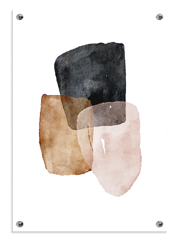 Muted Stone Layers Plakat