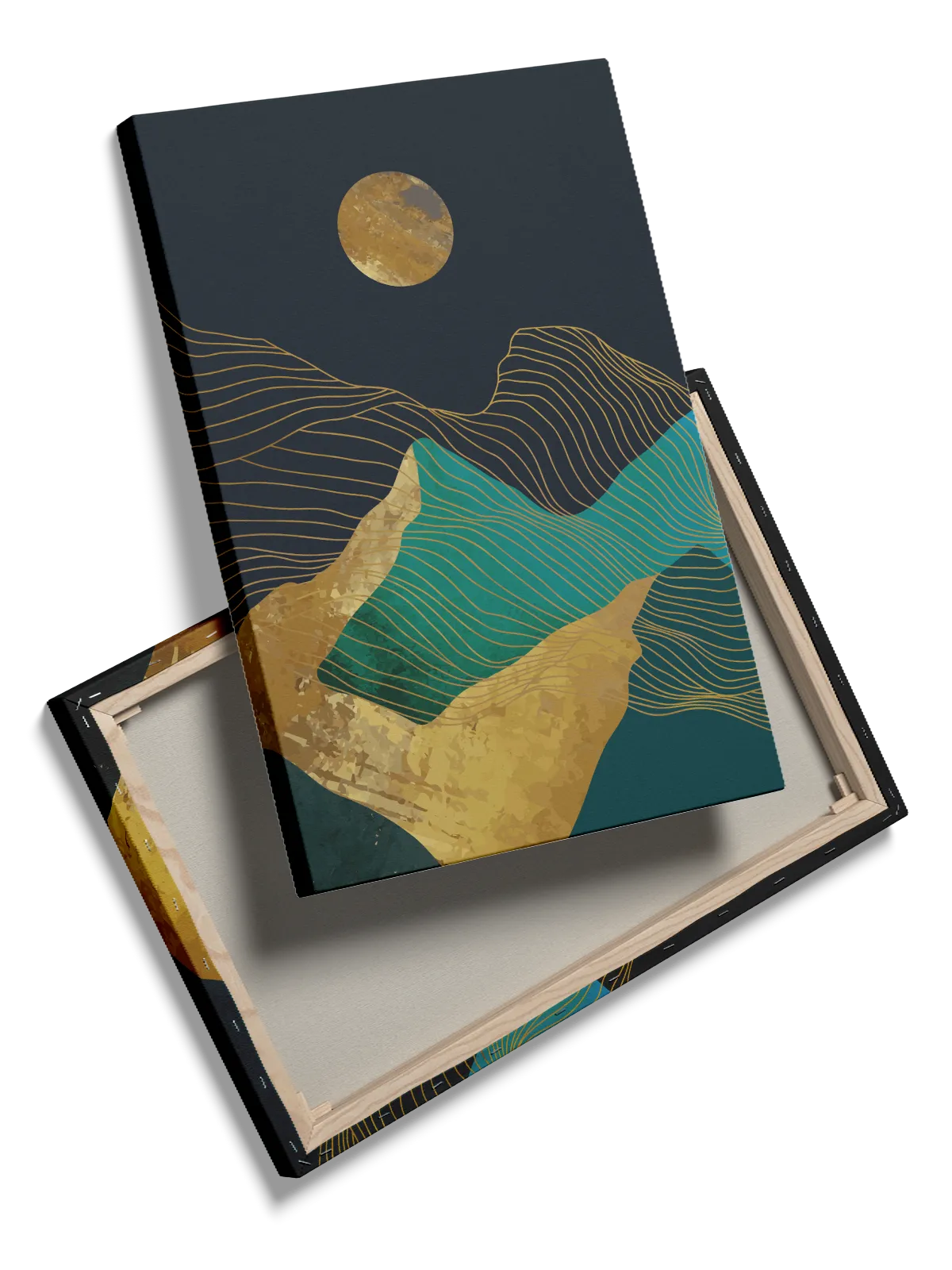 Golden Contour Horizon Plakat