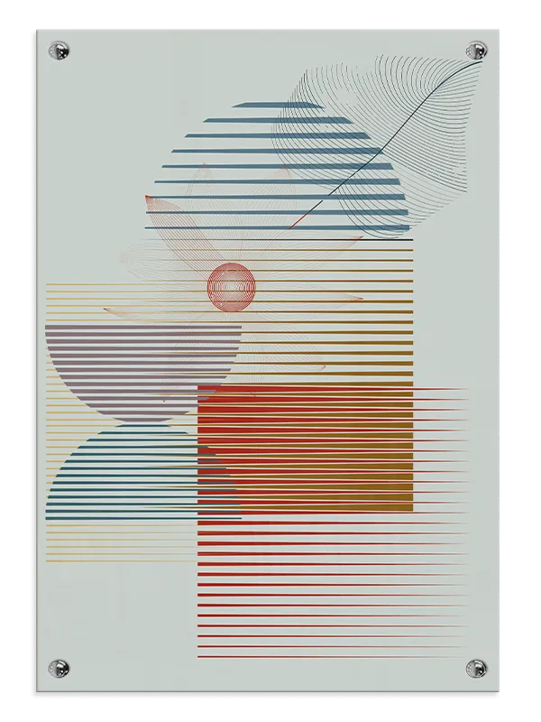 Linear Bloom Composition Plakat