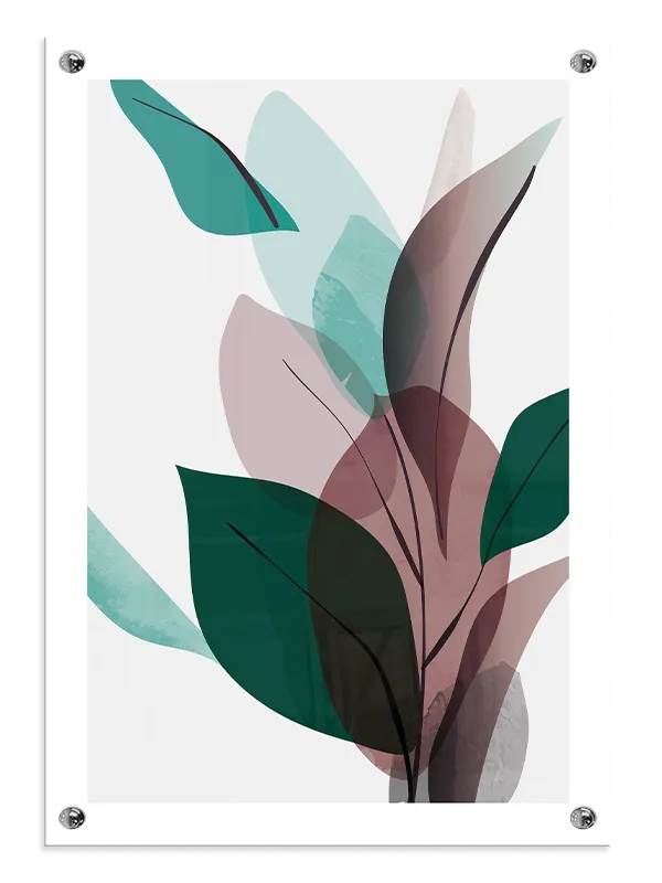 Translucent Leaf Layers Plakat