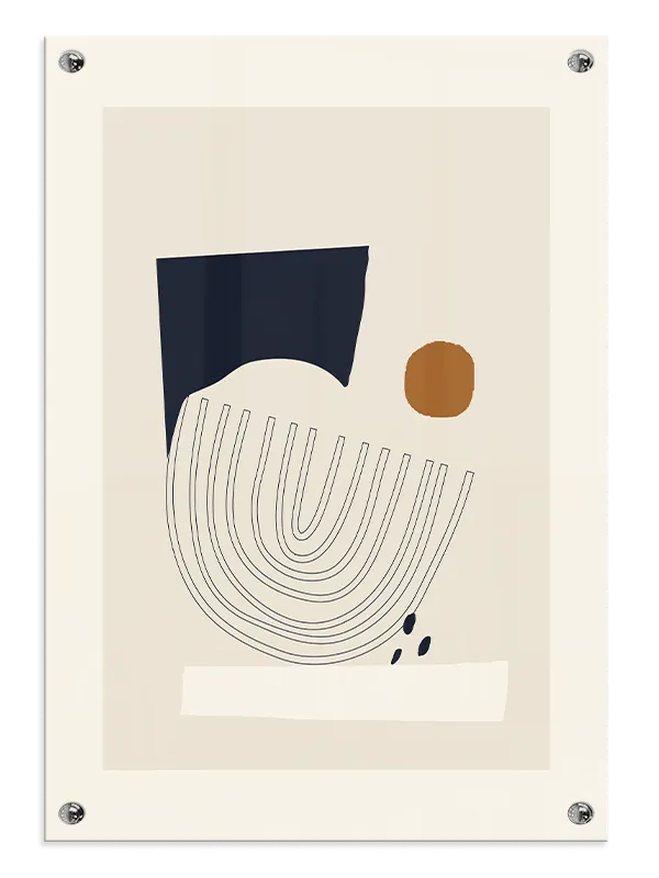 Curved Line Orbit Plakat