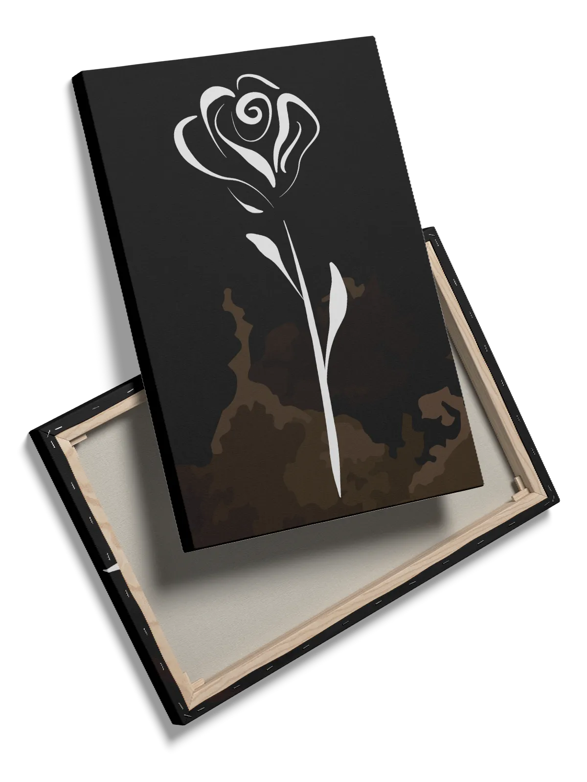 Whispered Rose Silhouette Plakat