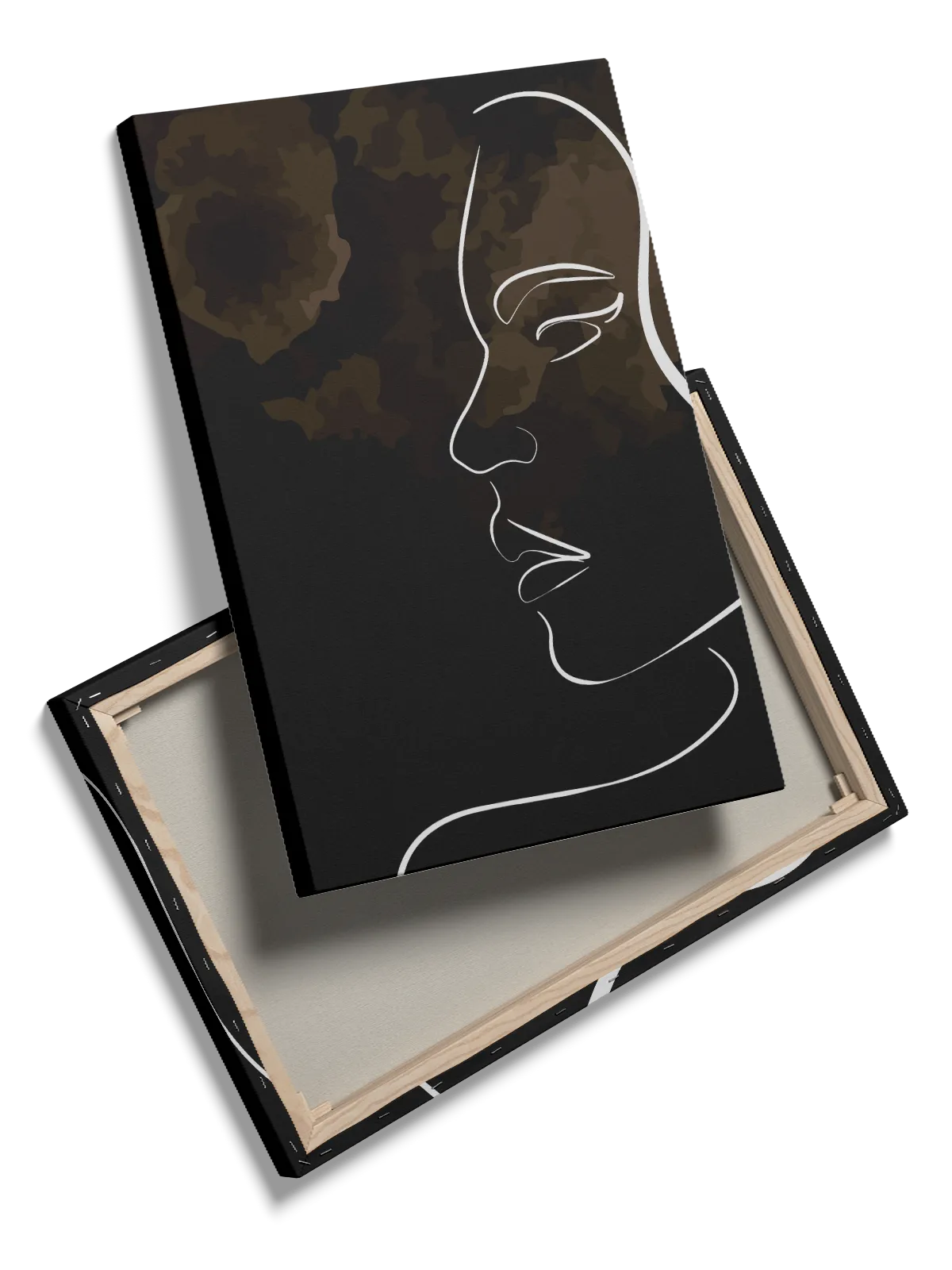 Serene Profile Contours Plakat