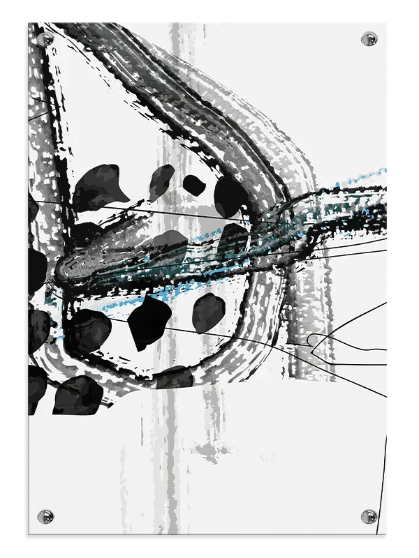 Veined Contour Flow Plakat