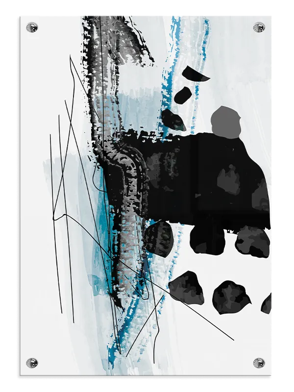 Aqua Veins Composition Plakat