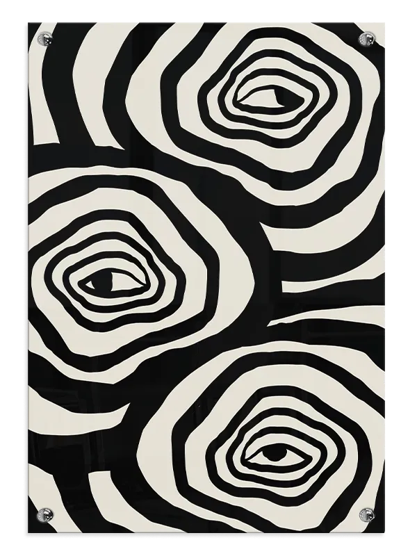 Hypnotic Eye Rings Plakat