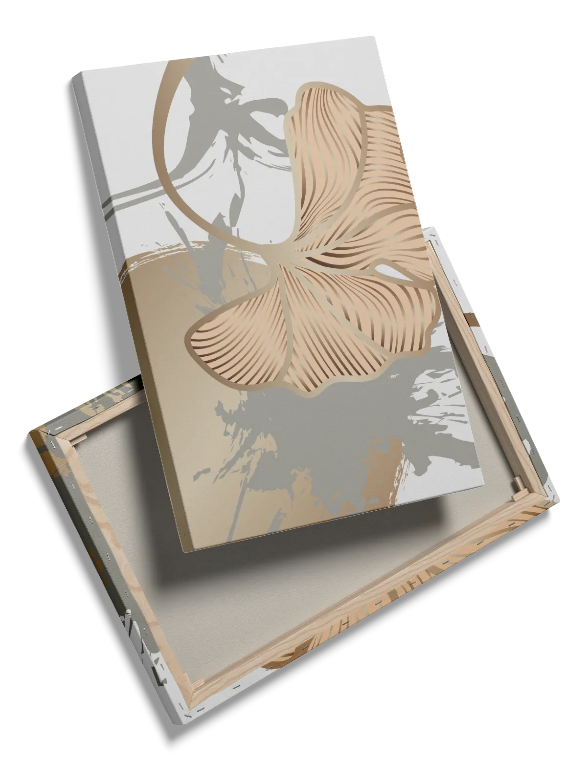 Golden Ginkgo Veins Plakat