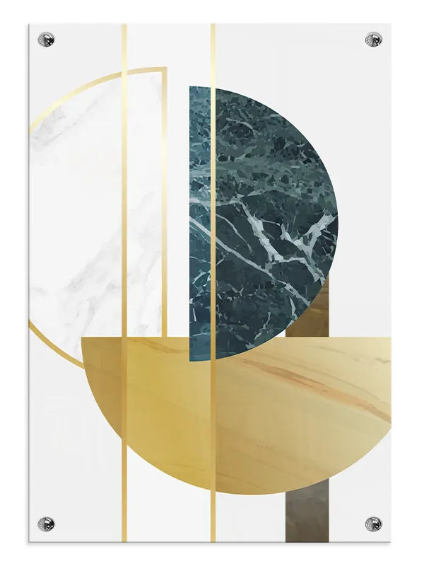 Marble Orbit Layers Plakat