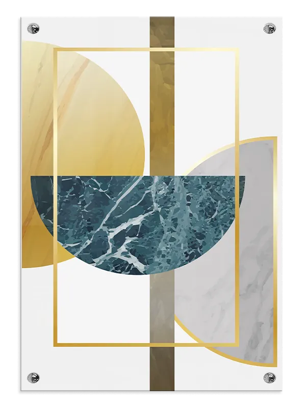 Marble Geometry Harmony Plakat
